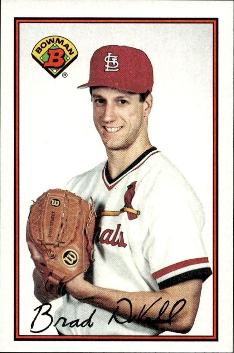 1989 Bowman Brad DuVall #430 trading card