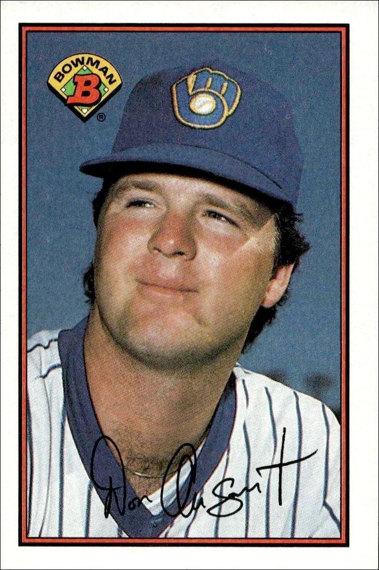 1989 Bowman Don August #130 trading card