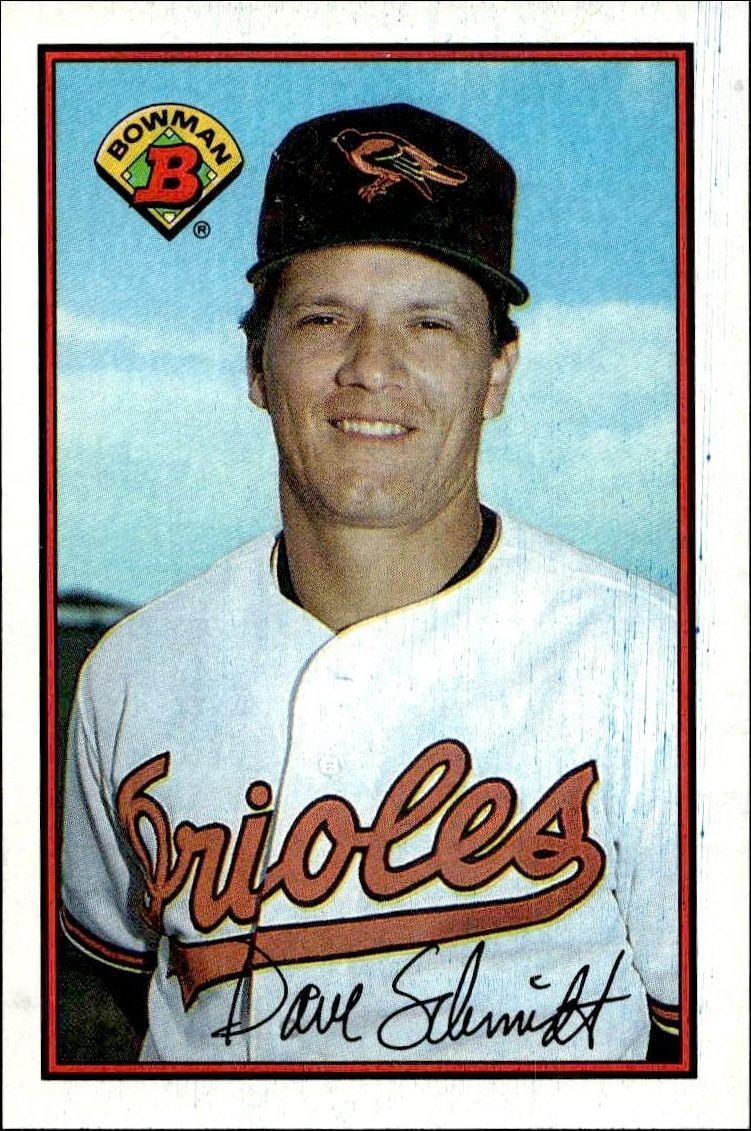 1989 Bowman Dave Schmidt #5 trading card