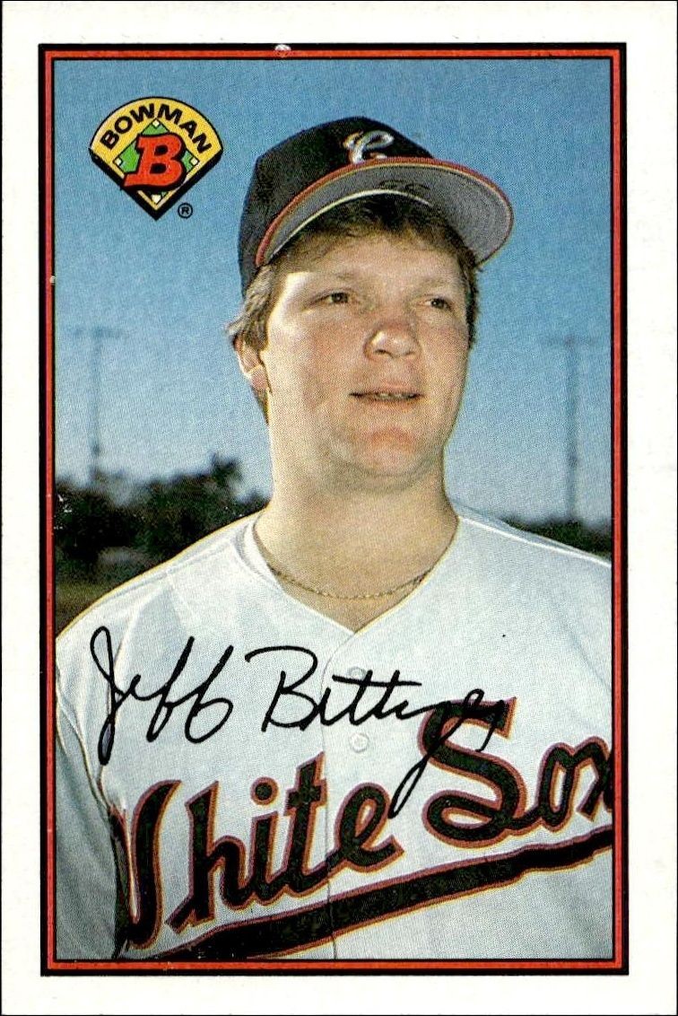 1989 Bowman Jeff Bittiger #60 trading card