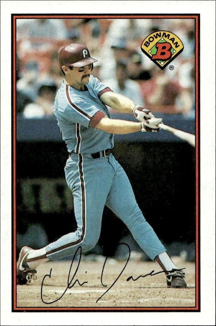 1989 Bowman Chris James #404 trading card