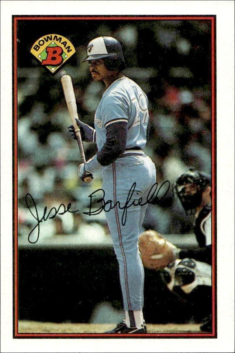 1989 Bowman Jesse Barfield #257 trading card