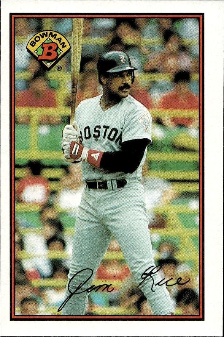 1989 Bowman Jim Rice #33 trading card