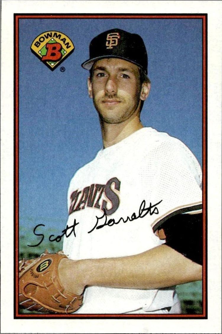 1989 Bowman Scott Garrelts #467 baseball trading card front