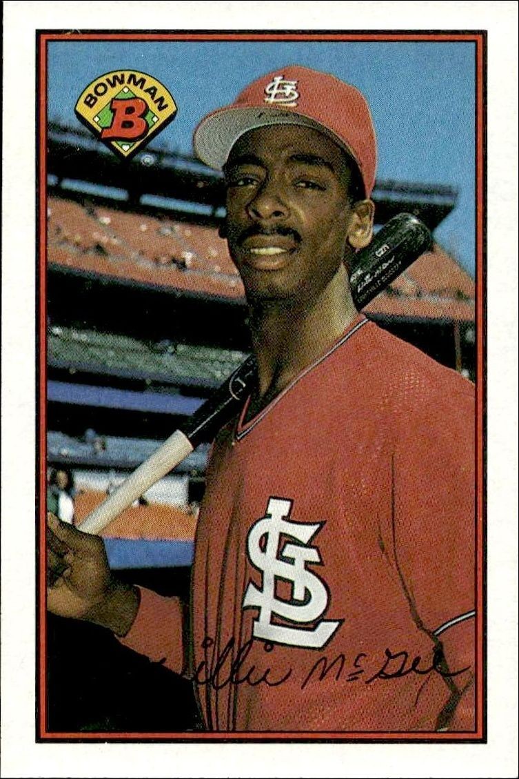 1989 Bowman Willie McGee #442 trading card
