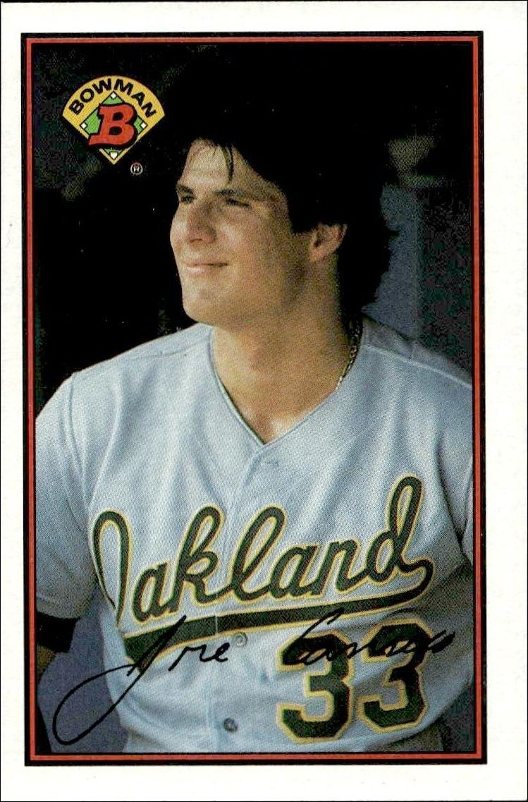 1989 Bowman Jose Canseco #201 trading card