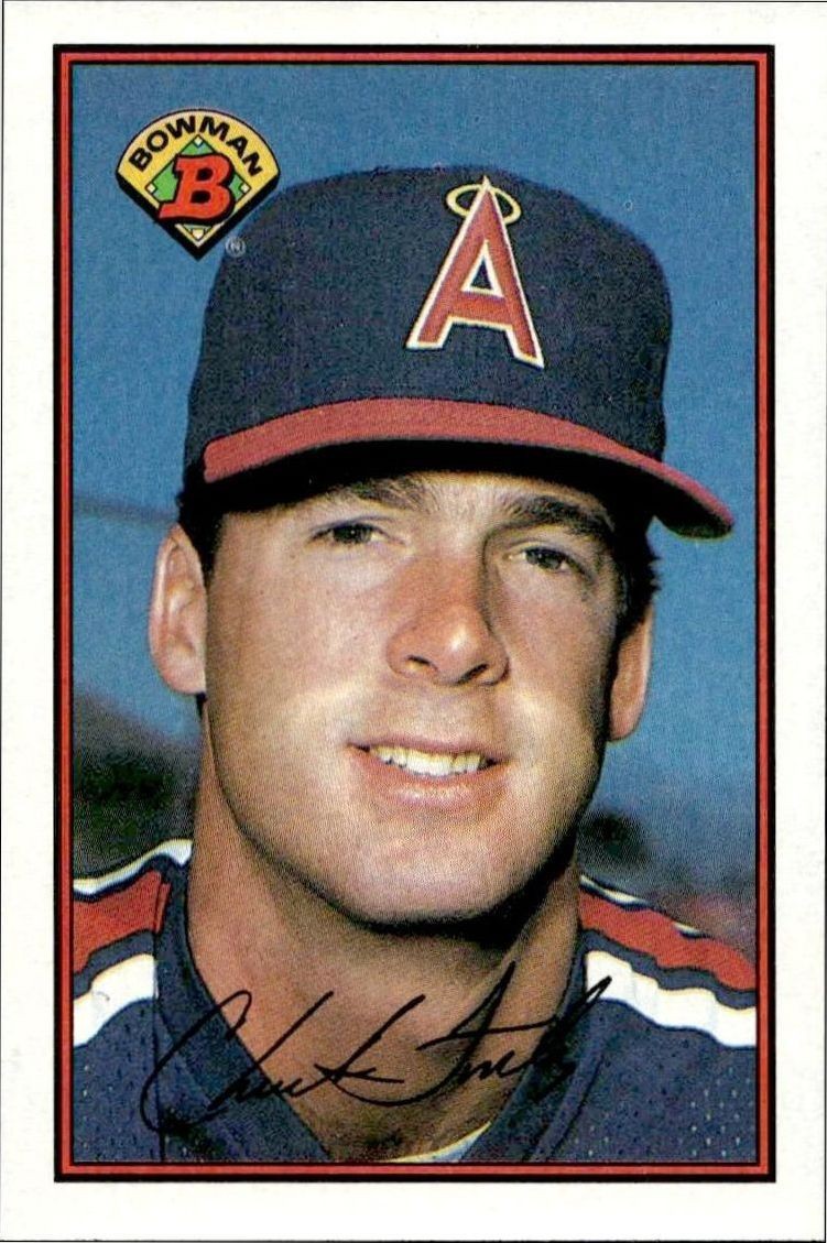 1989 Bowman Chuck Finley #37 trading card