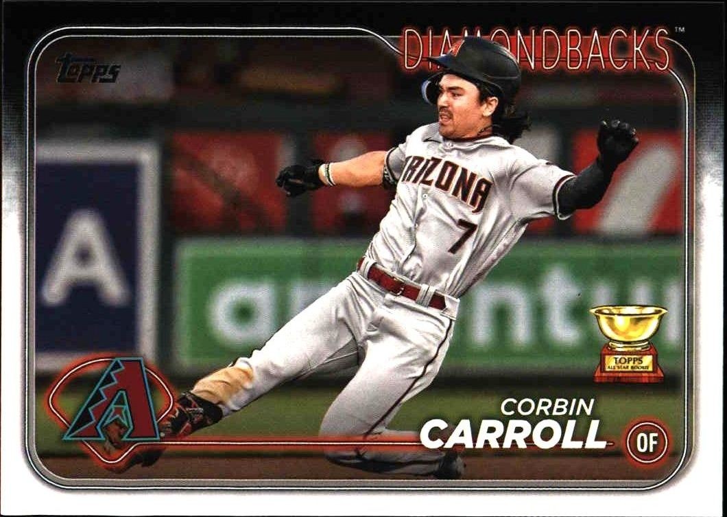 2024 Topps Series 1 Corbin Carroll #156 trading card