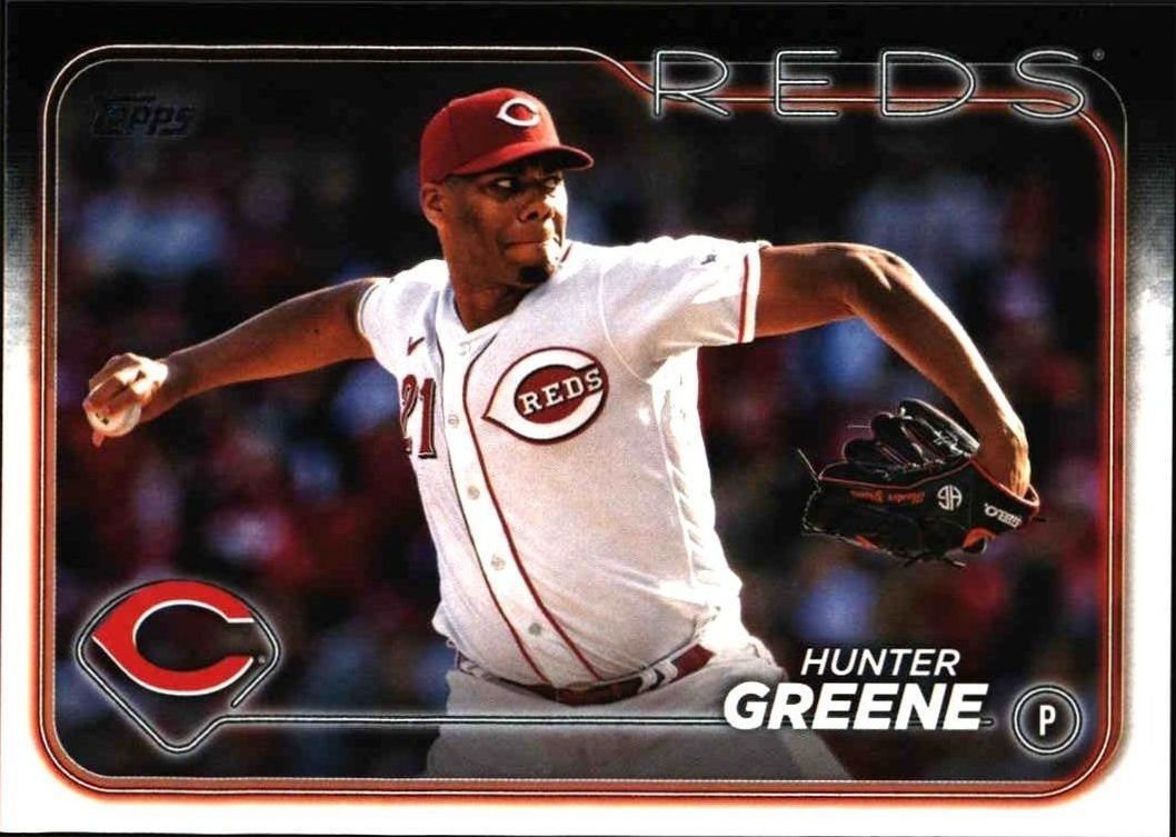 2024 Topps Series 1 Hunter Greene #119 trading card