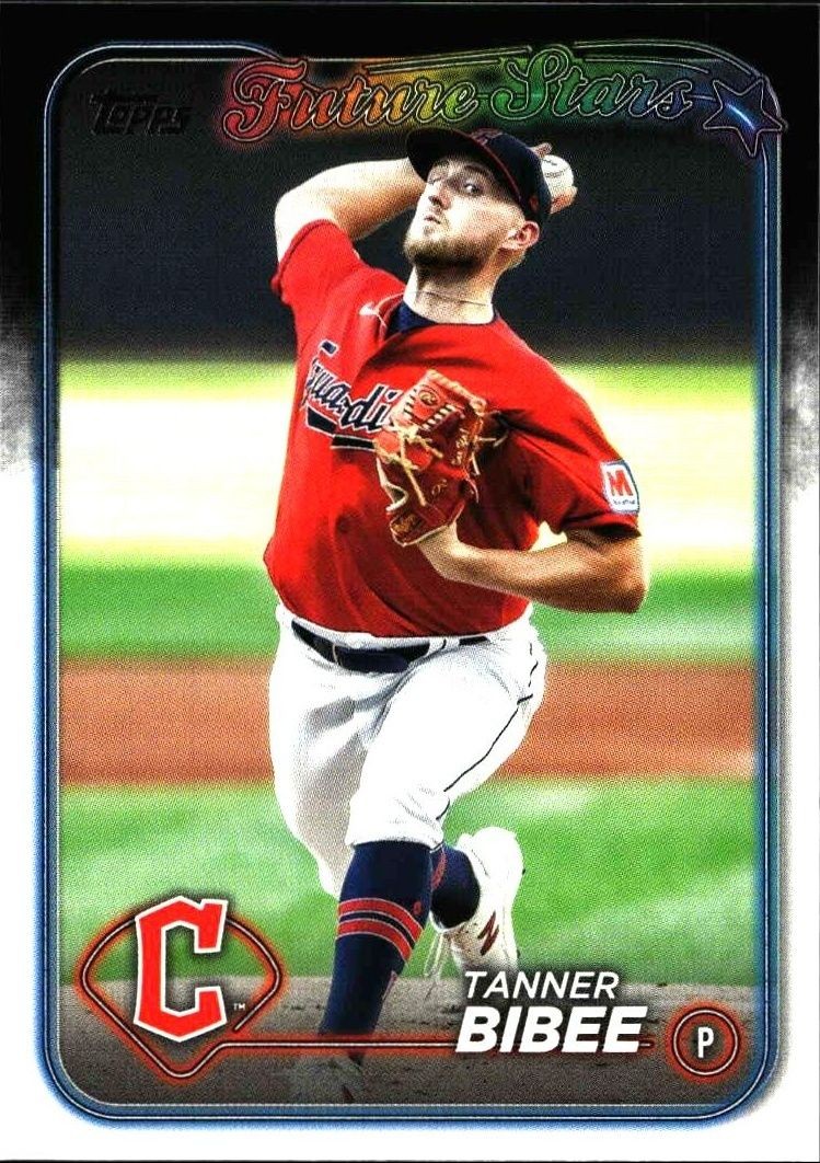 2024 Topps Series 2 Tanner Bibee #437 trading card