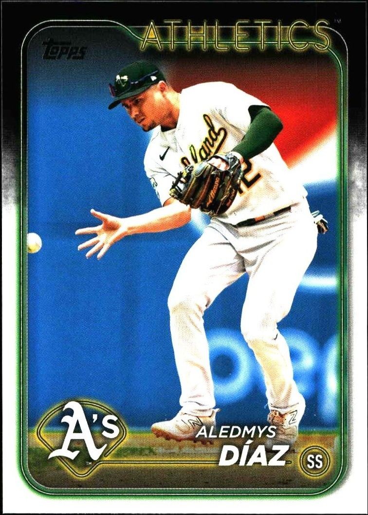 2024 Topps Series 2 Aledmys Díaz #586 trading card