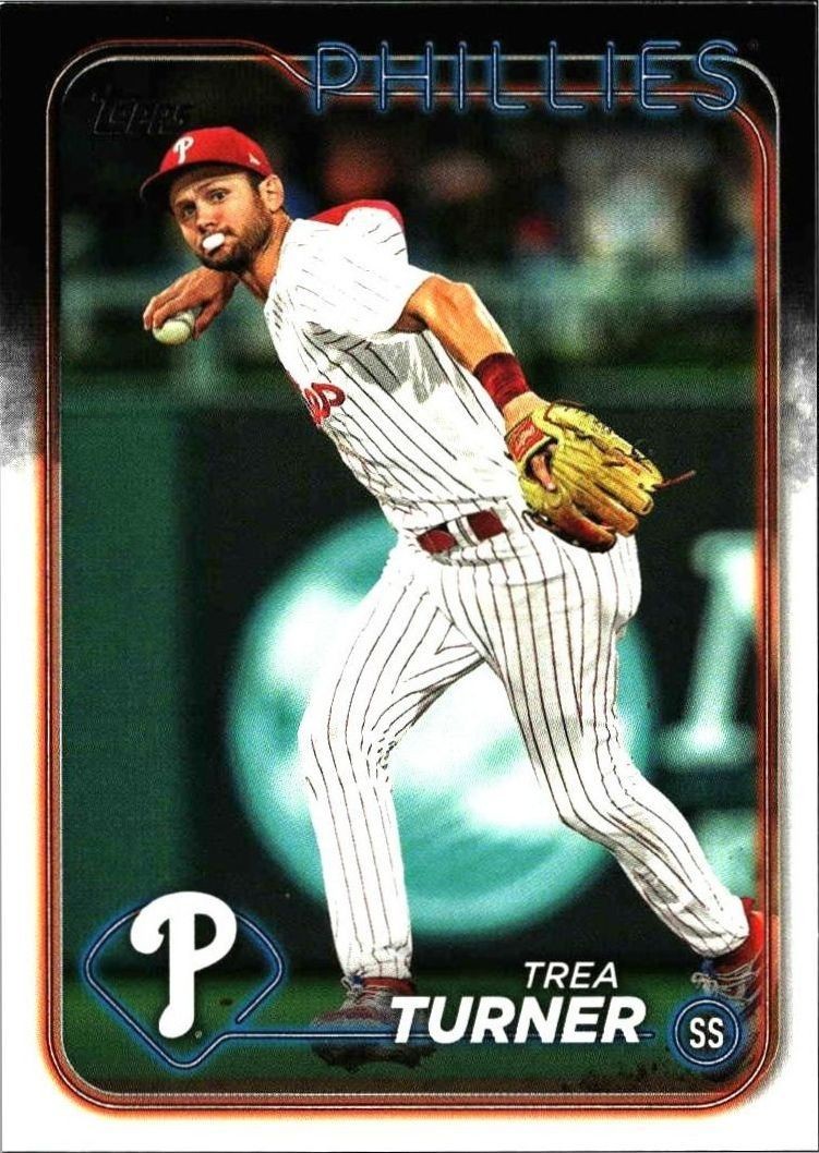2024 Topps Series 2 Trea Turner #352 trading card
