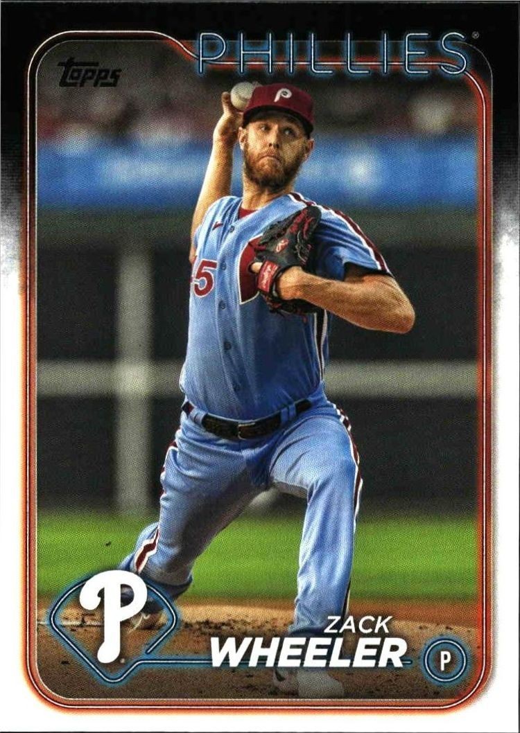 2024 Topps Series 1 Zack Wheeler #262 trading card