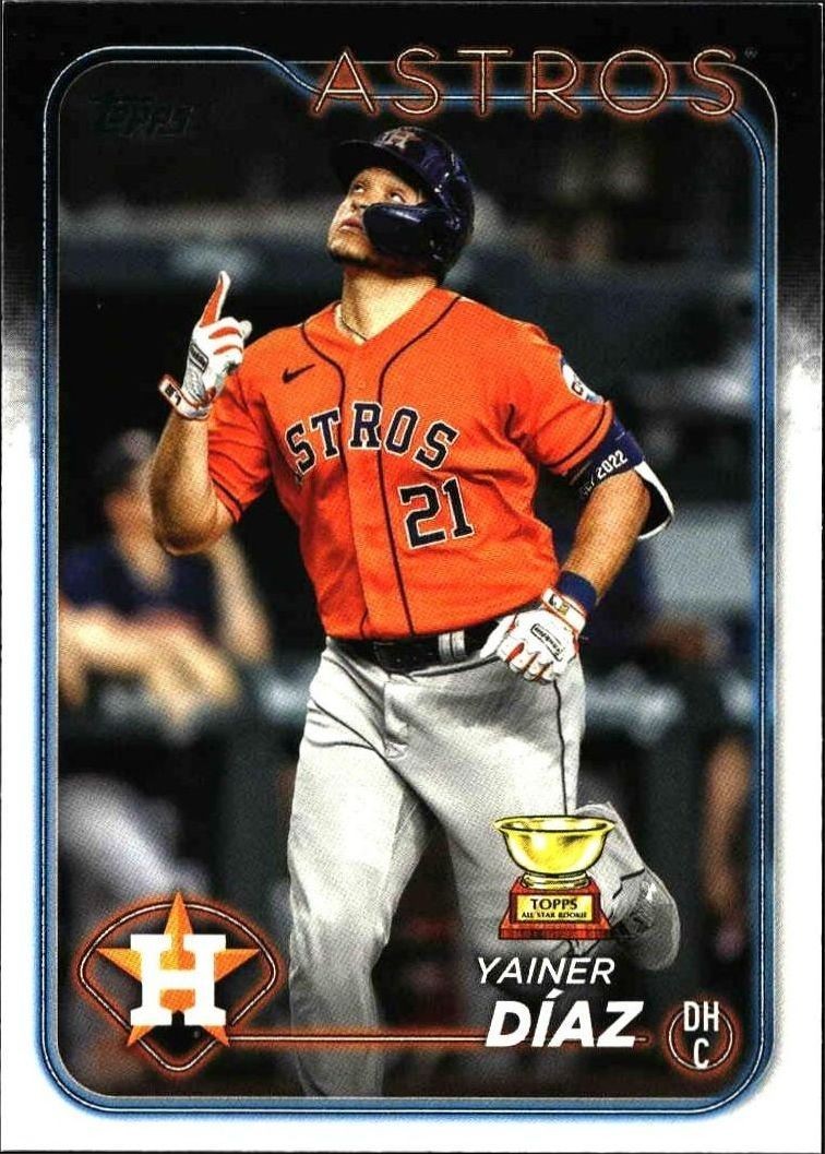 2024 Topps Series 1 Yainer Díaz #77 trading card