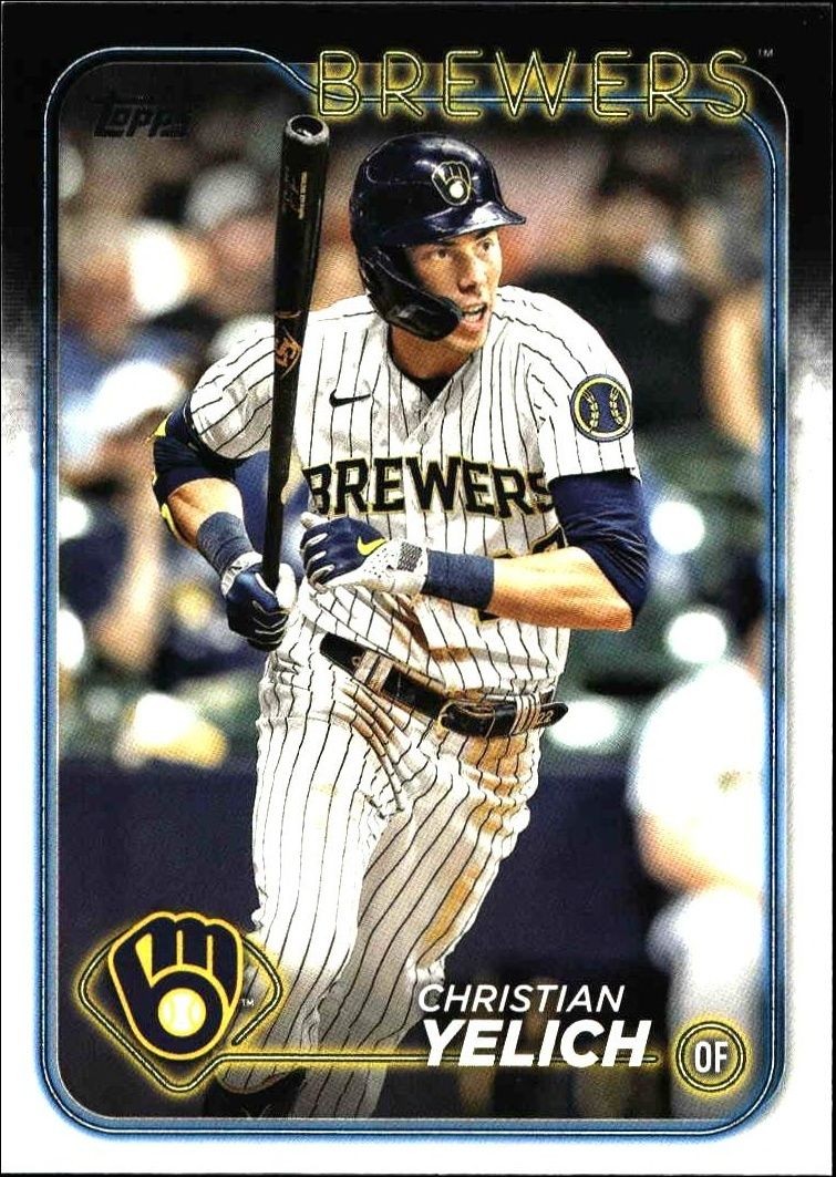 2024 Topps Series 1 Christian Yelich #145 trading card