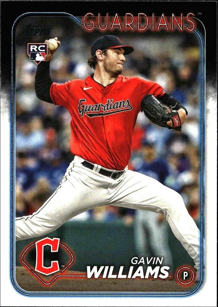 2024 Topps Series 1 Gavin Williams #242 trading card