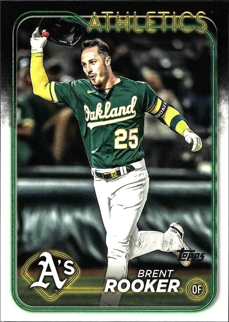 2024 Topps Series 1 Brent Rooker #186 trading card