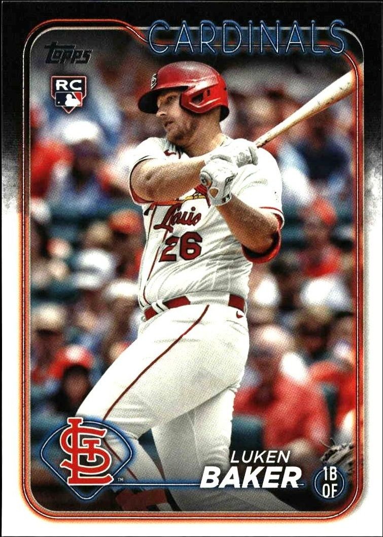 2024 Topps Series 1 Luken Baker #207 trading card