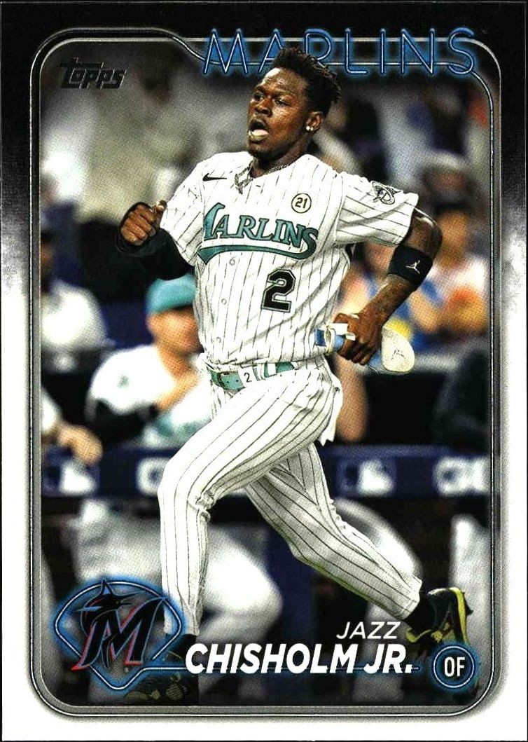 2024 Topps Series 1 Jazz Chisholm Jr. #223 trading card