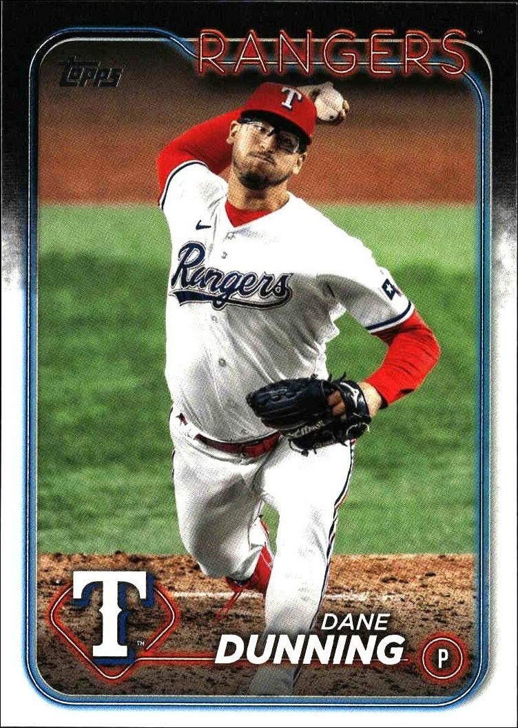 2024 Topps Series 1 Dane Dunning #348 trading card