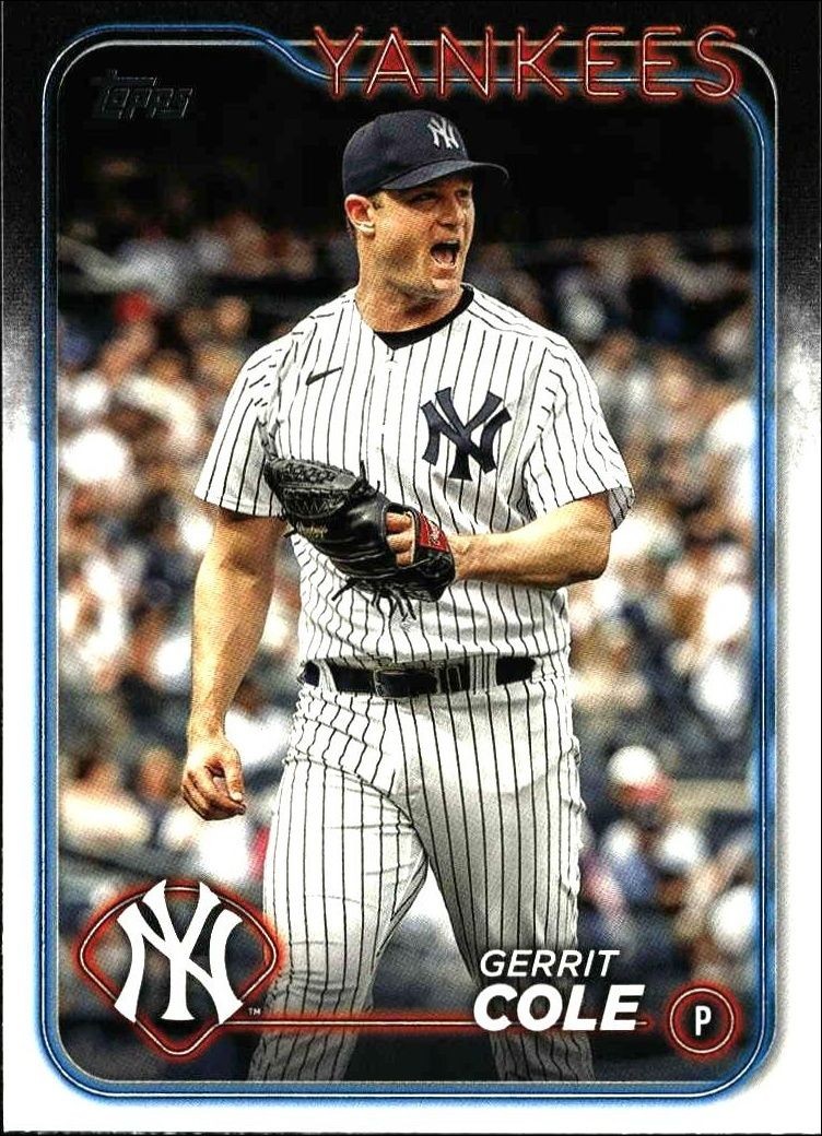 2024 Topps Series 1 Gerrit Cole #100 trading card