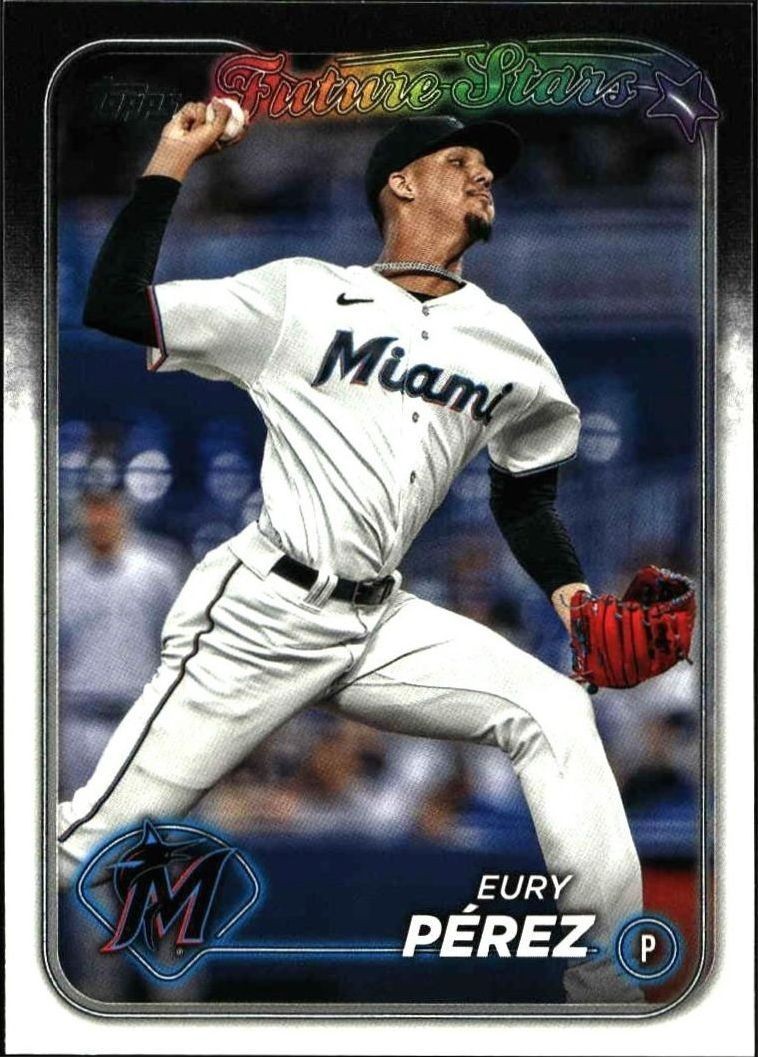 2024 Topps Series 1 Eury Pérez #197 trading card