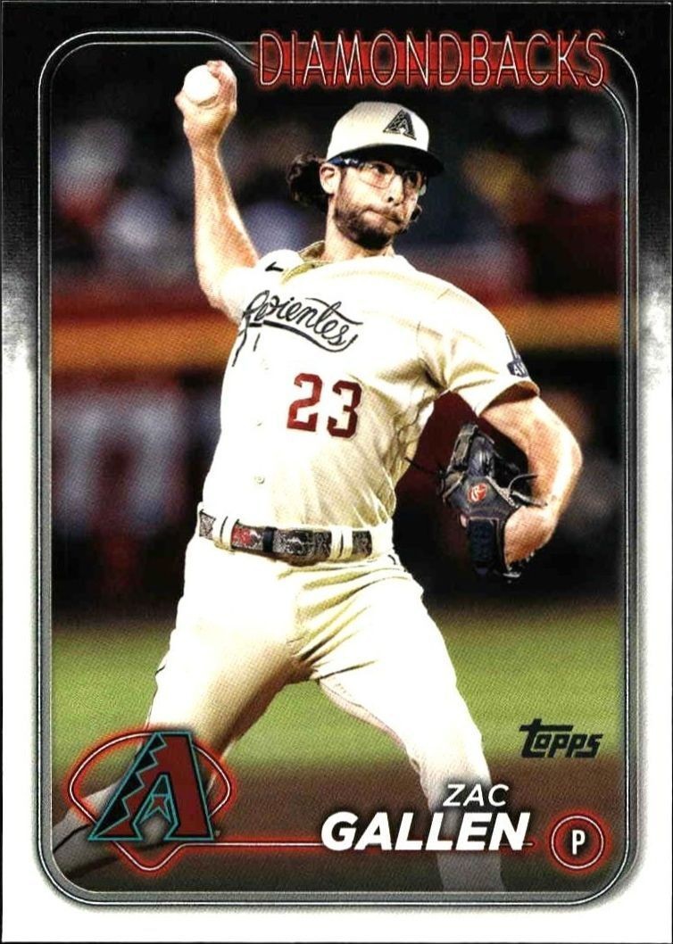2024 Topps Series 1 Zac Gallen #110 trading card