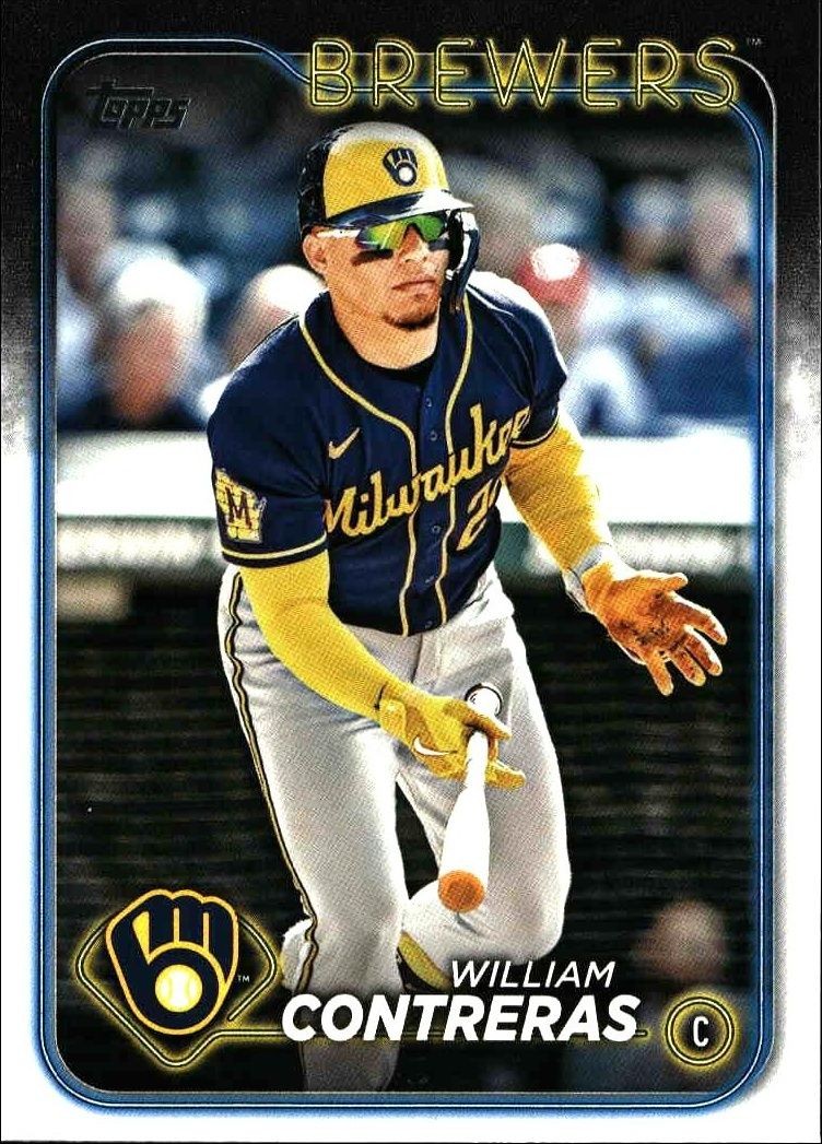 2024 Topps Series 1 William Contreras #61 trading card