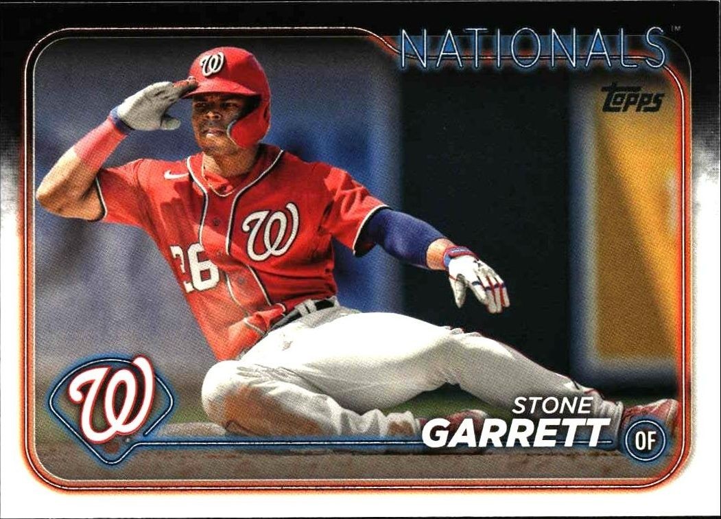 2024 Topps Series 1 Stone Garrett #68 trading card