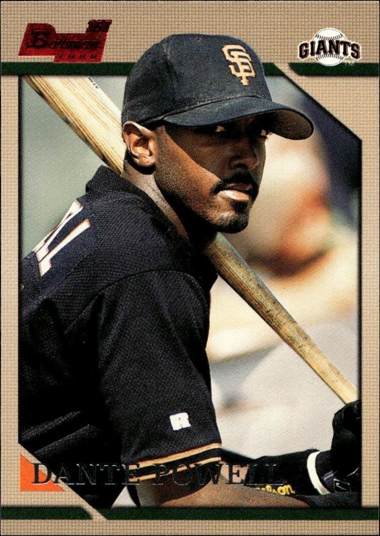 1996 Bowman Dante Powell #201 trading card