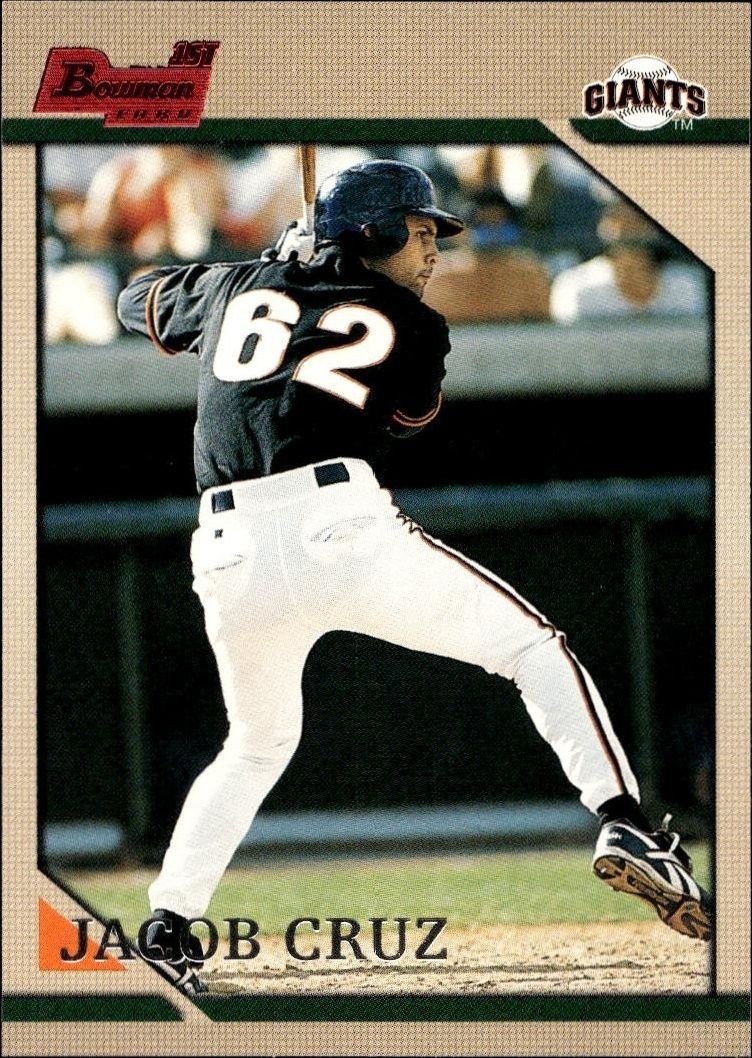 1996 Bowman Jacob Cruz #273 trading card