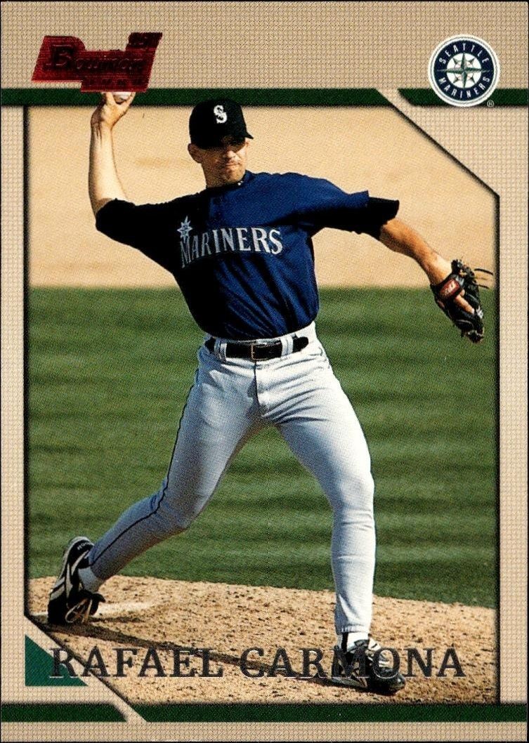 1996 Bowman Rafael Carmona #258 trading card