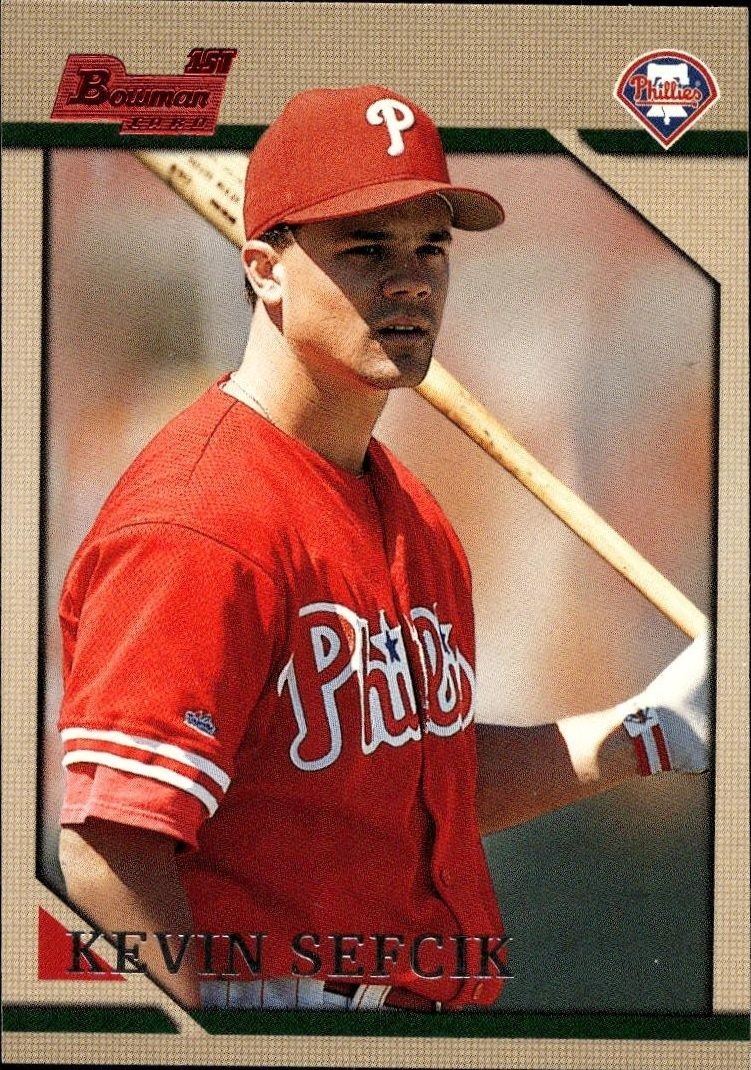 1996 Bowman Kevin Sefcik #262 trading card