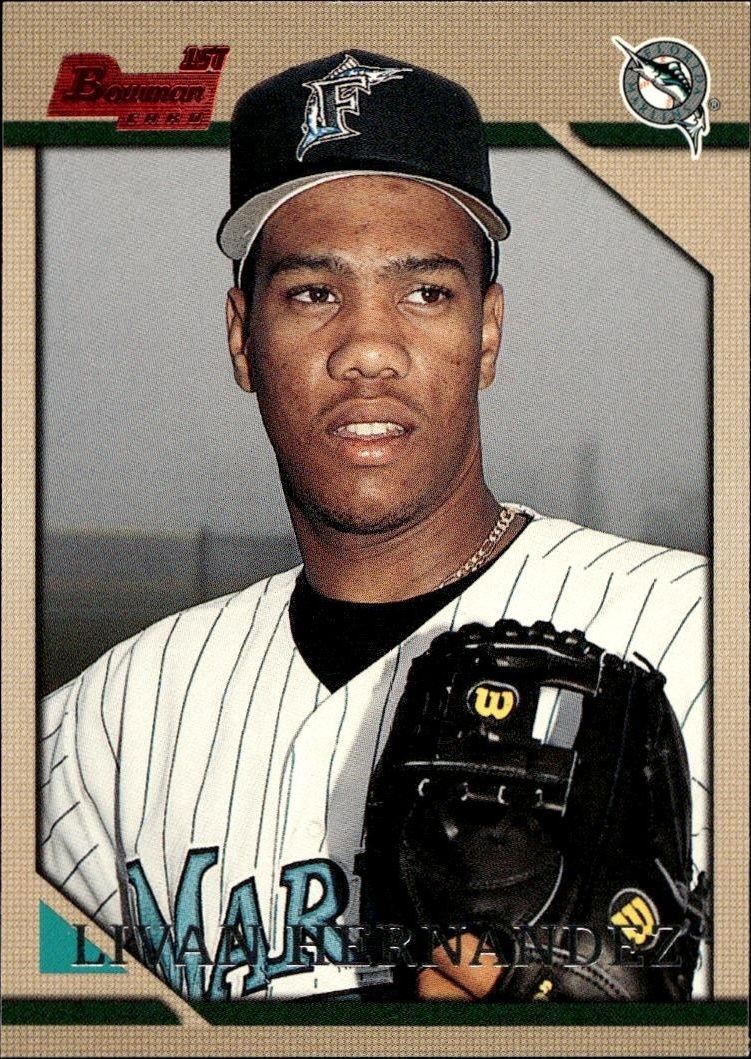 1996 Bowman Livan Hernandez #266 trading card
