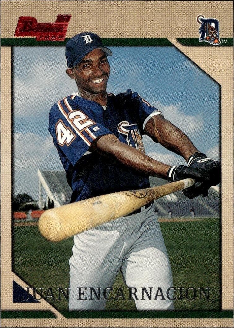1996 Bowman Juan Encarnacion #268 trading card