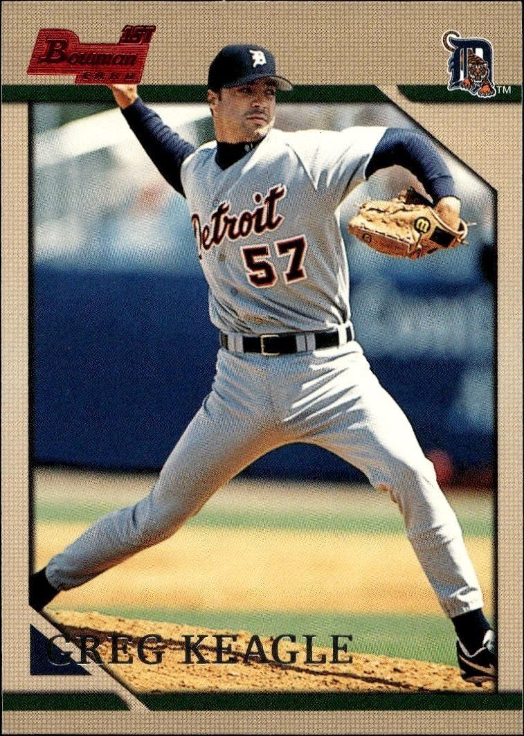 1996 Bowman Greg Keagle #276 trading card