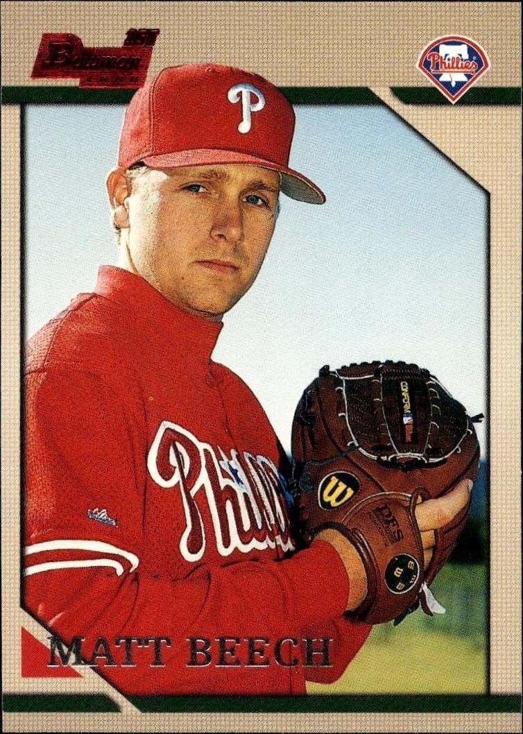 1996 Bowman Matt Beech #346 trading card