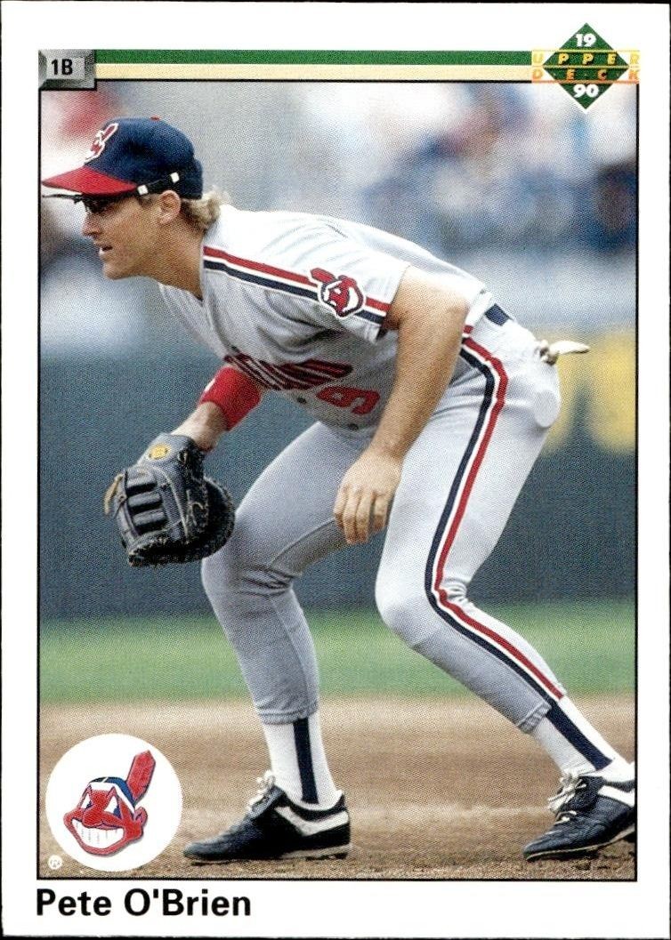1990 Upper-Deck Low Number Pete O'Brien #110 trading card