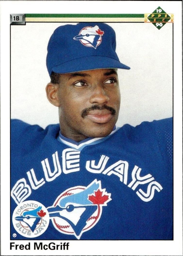 1990 Upper-Deck Low Number Fred McGriff #108 trading card