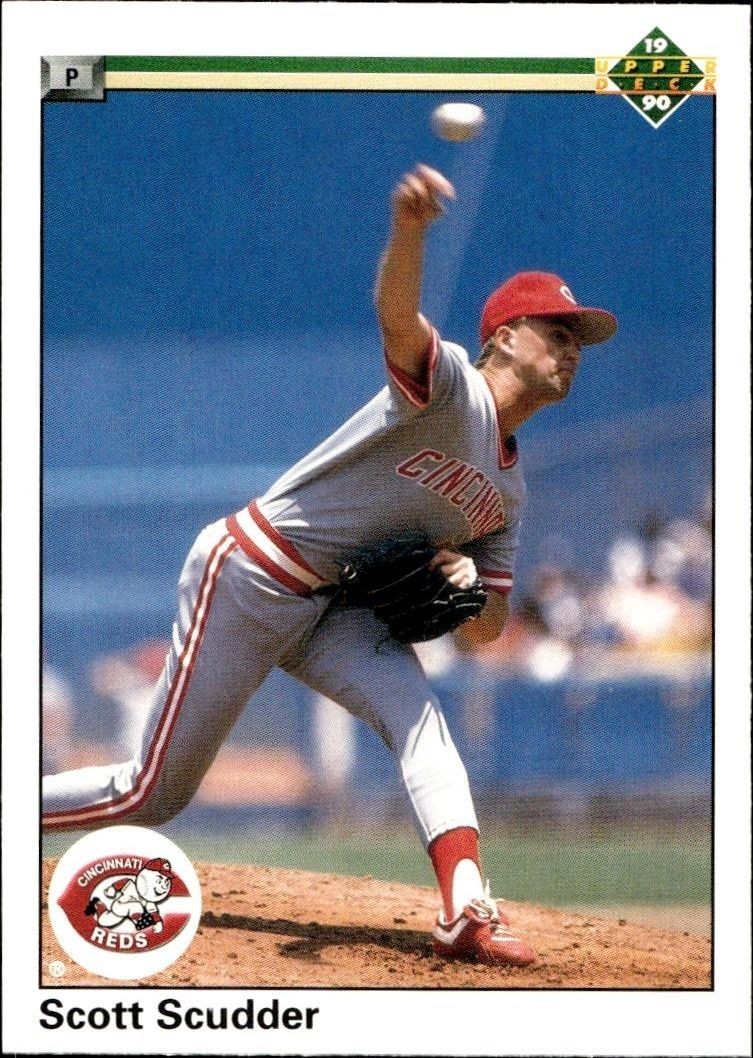 1990 Upper-Deck Low Number Scott Scudder #164 trading card