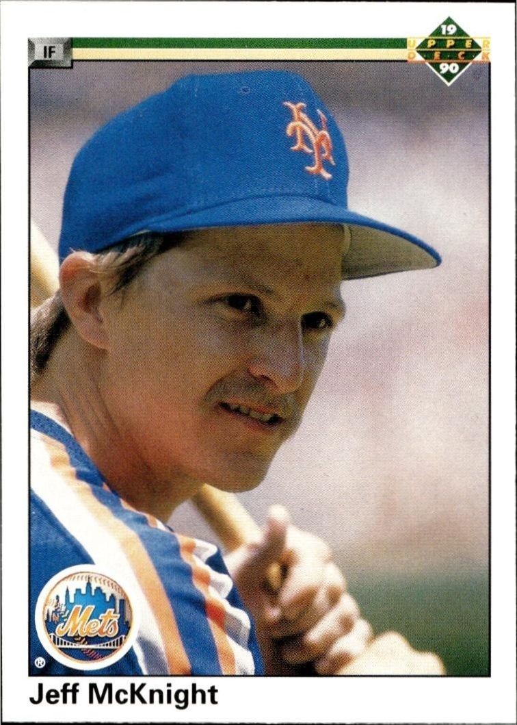 1990 Upper-Deck Low Number Jeff McKnight #162 trading card