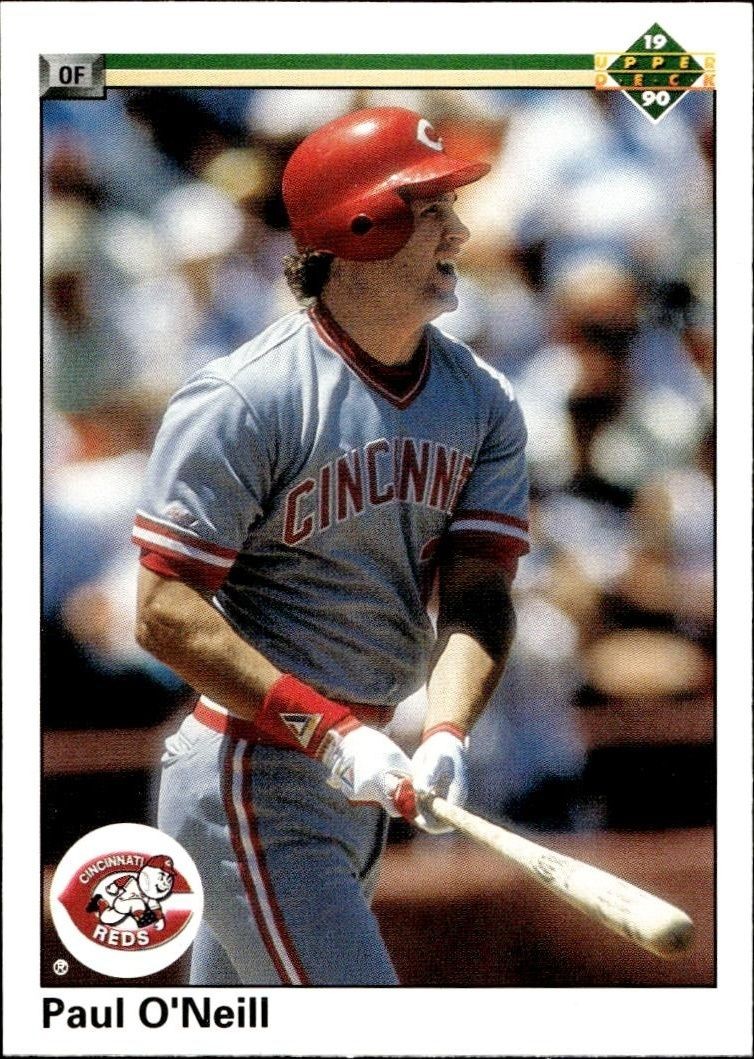 1990 Upper-Deck Low Number Paul O'Neill #161 trading card