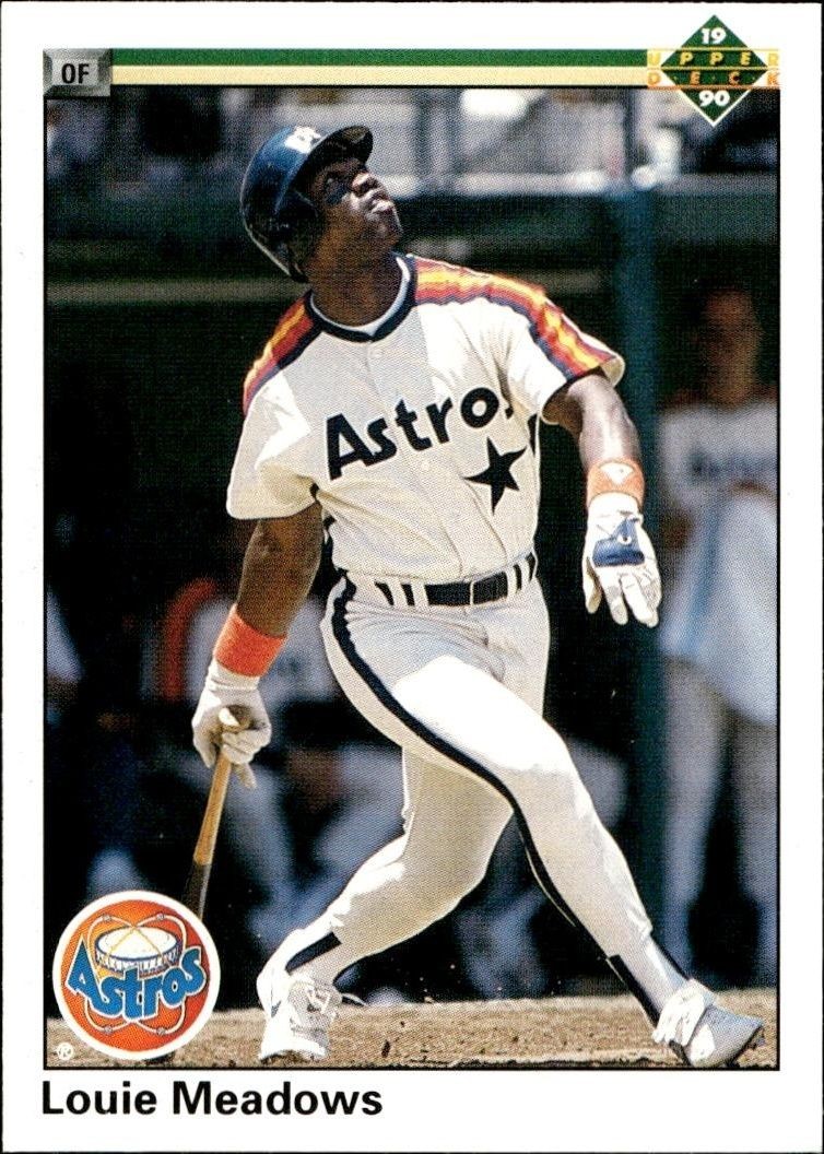 1990 Upper-Deck Low Number Louie Meadows #160 trading card