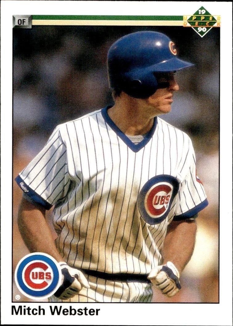 1990 Upper Deck Mitch Webster #153 baseball trading card front