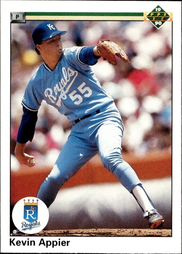 1990 Upper-Deck Low Number Kevin Appier #102 trading card