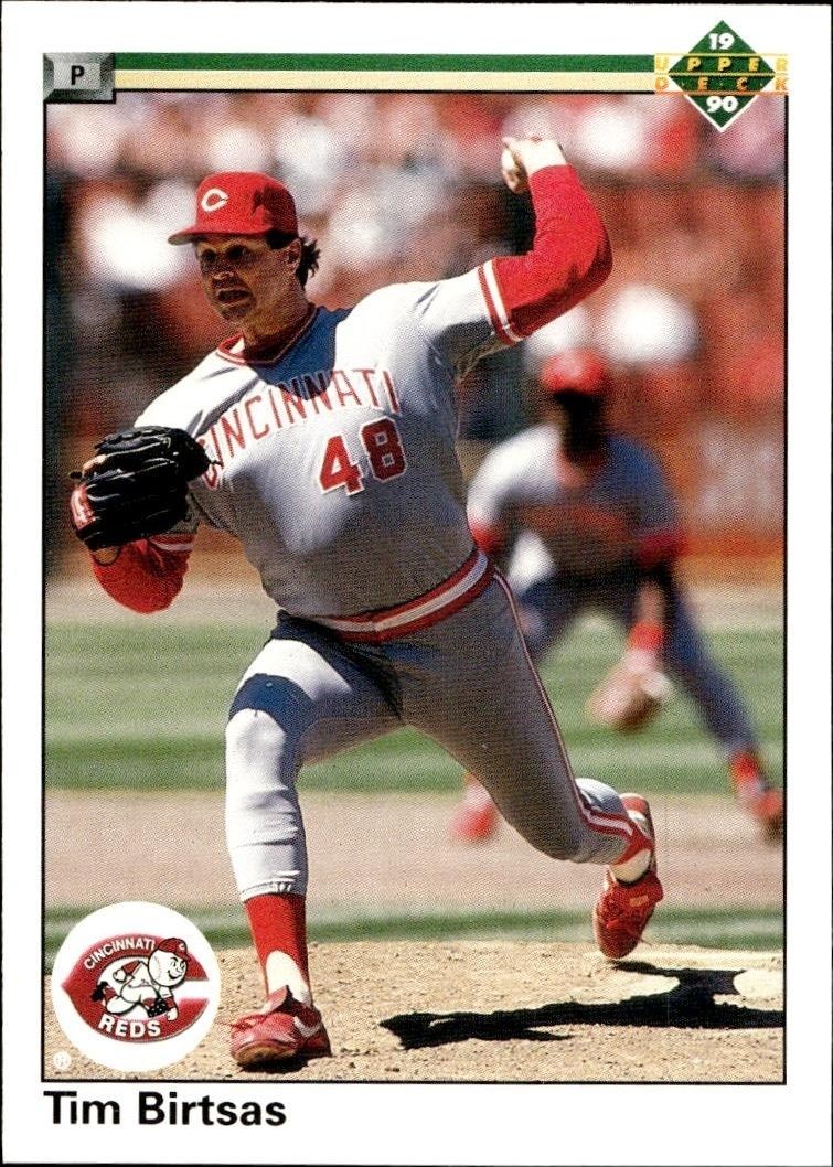 1990 Upper-Deck Low Number Tim Birtsas #137 trading card