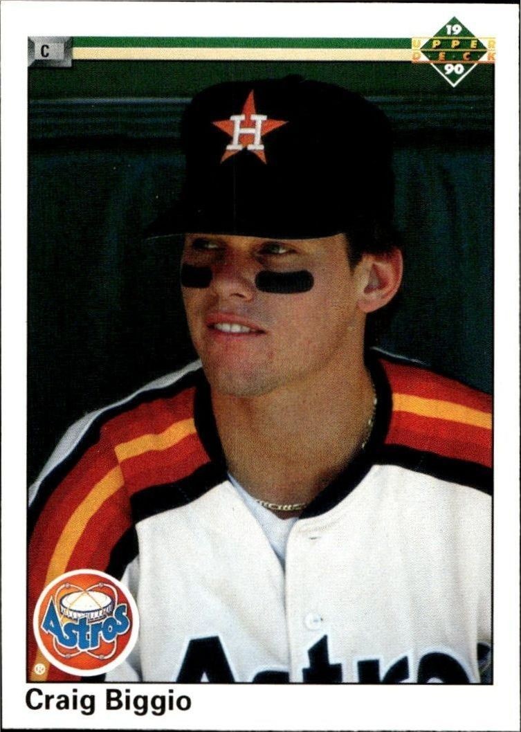 1990 Upper-Deck Low Number Craig Biggio #104 trading card