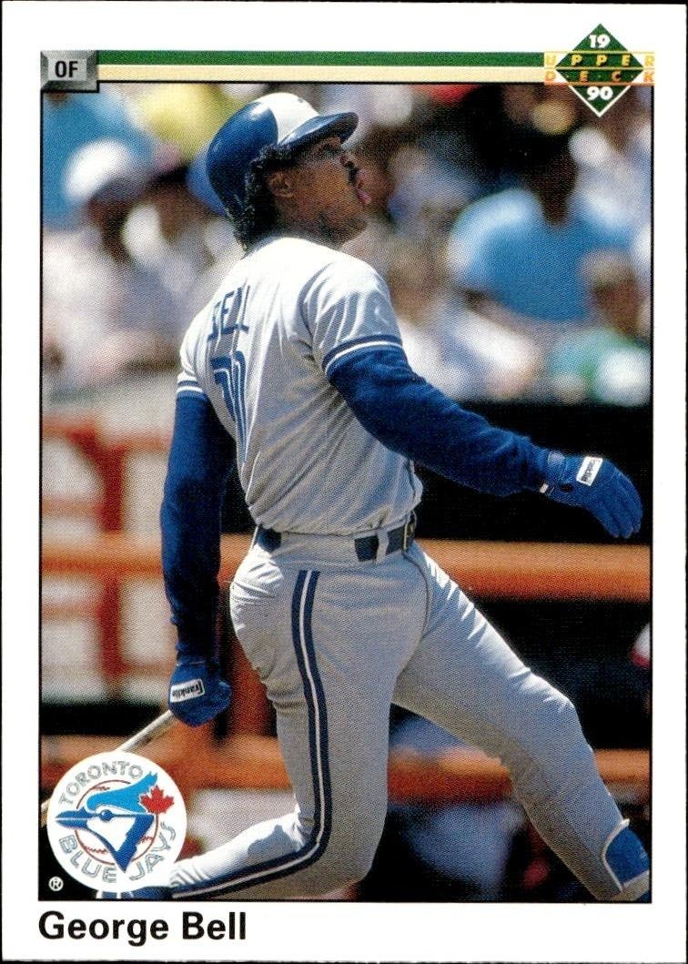 1990 Upper-Deck Low Number George Bell #127 trading card