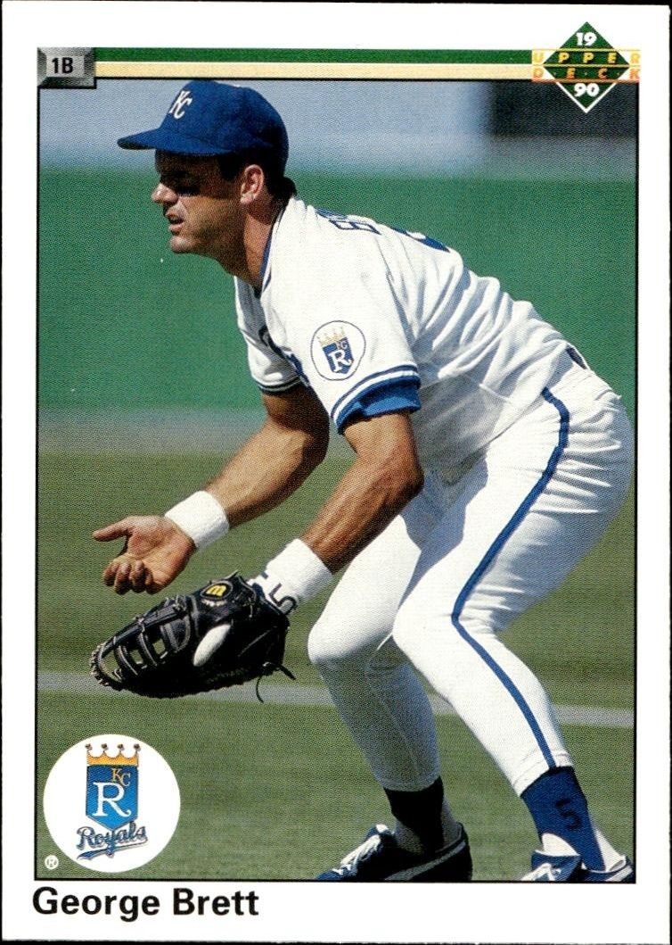 1990 Upper-Deck Low Number George Brett #124 trading card