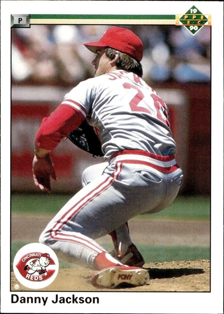 1990 Upper-Deck Low Number Danny Jackson #120 trading card